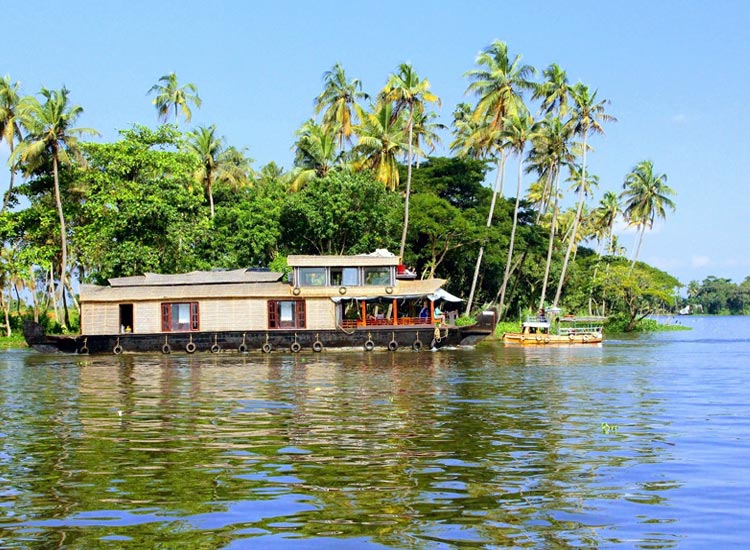 Kerala backwater and houseboat