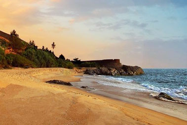 Bekal Beach in Kasaragod