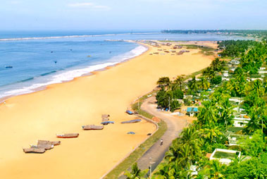 Kollam Beach in Kerala